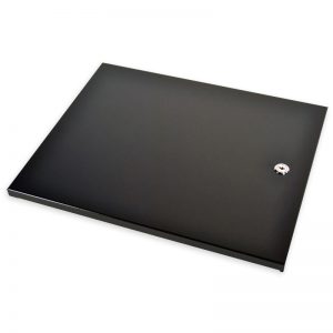 Image of black Clover Tray Locking Lid to go with your other Clover point of sale products that you can order from Monify.