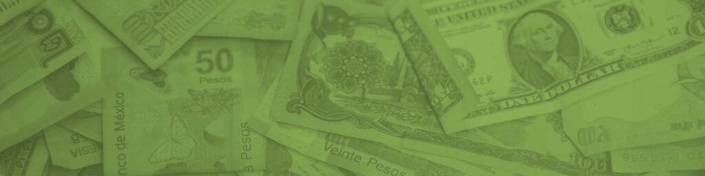 money green background