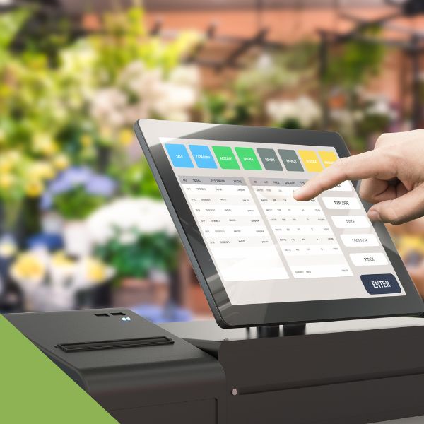 pos system at retail store