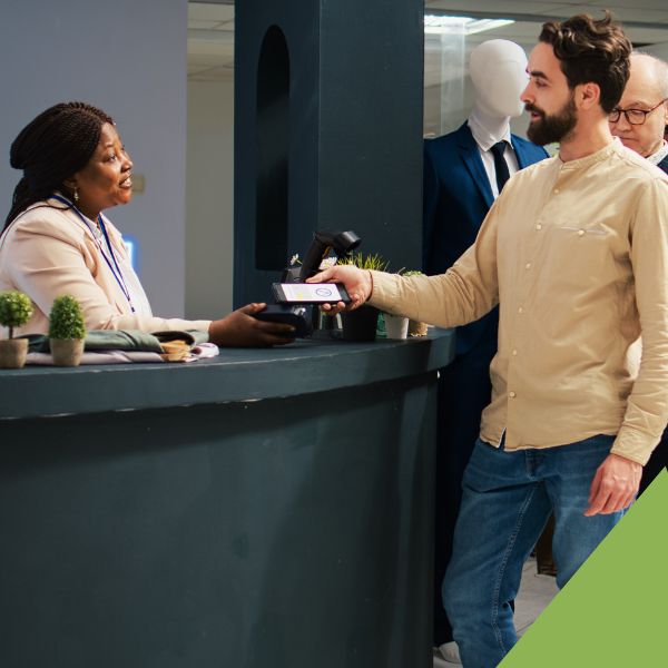 easy check out with mobile pos